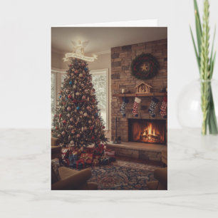God, Familie, Land Kerstkaart Feestdagen Kaart