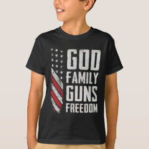 God Familie Vuurwapens Vrijheid - Pro Vuurwapen Ch T-shirt
