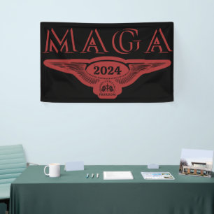 GOD FAMILY COUNTRY ELLE WINGS TRUMP 2024 MAGA SPANDOEK