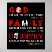 God Family Country Poster (Voorkant)