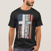God Family Country T-shirt (Voorkant)