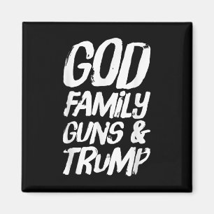 God Family Pistolen & Trump wint President Ele Magneet