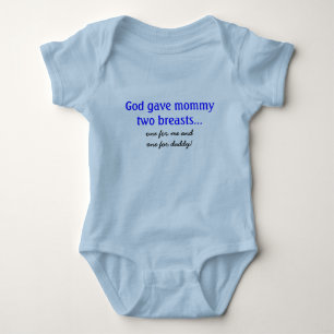 God gaf mama twee borsten... romper