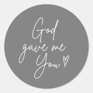 God gaf me jou Sticker