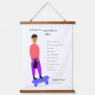 God gaf me wijze mensen hangend wandkleed