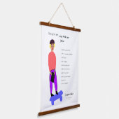 God gaf me wijze mensen hangend wandkleed (Gebogen)