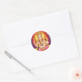 God Ganesha Ronde Sticker (Envelop)