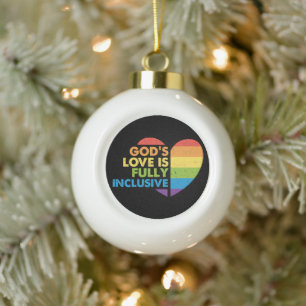 God Gay Christelijk Lgbt Keramische Bal Ornament