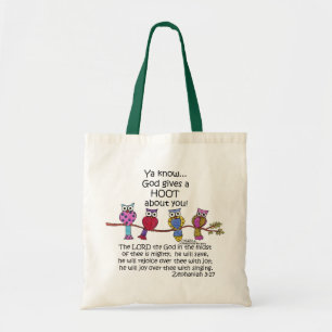 God geeft een Hoot Owls Tote Bag