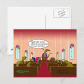 God geeft ons nooit meer dan we kunnen behandelen briefkaart (Voorkant / Achterkant)