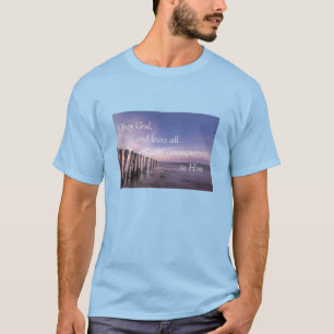 God gehoorzamen t-shirt