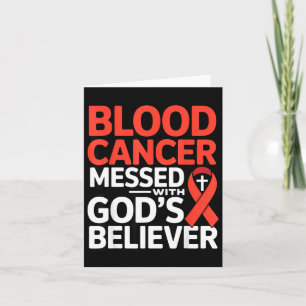 God gelovige lint krijger lymfoom bloed kaart
