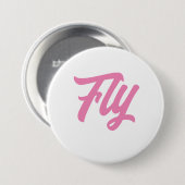 God Girl Button- Fly Ronde Button 7,6 Cm (Voorkant /achterkant)