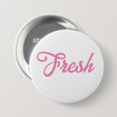 God Girl Button- Fresh Ronde Button 7,6 Cm (Voorkant /achterkant)