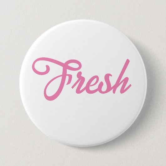God Girl Button- Fresh Ronde Button 7,6 Cm (Voorkant)