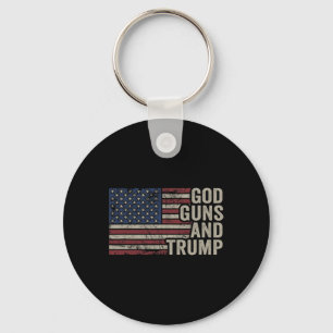 God Guns En Trump - Pro God Wapen Grappig Republik Sleutelhanger