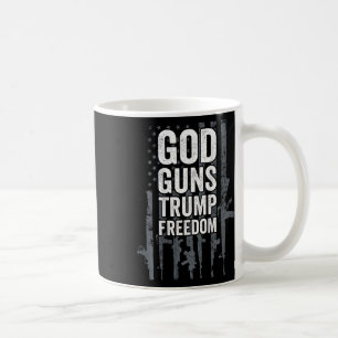 God Guns Trump Vrijheid - Grappige Pro Gun Usa Vla Koffiemok