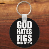 God haat figuren 11:12-14 sleutelhanger (Voorkant)