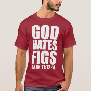 God haat figuren 11:12-14 t-shirt