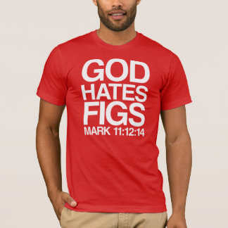 God haat vijgen t-shirt