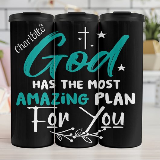 God Has Amazing Plan For You Thermosbeker