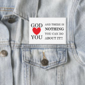 God Heart You Button (Insitu)