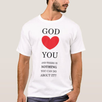 God Heart You Mannen T-Shirt