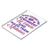 God heeft de sterkste vrouwelijke verloskundige ge notitieboek (Linkerzijde)