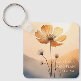 God heeft een goed plan voor mij Sleutelhanger