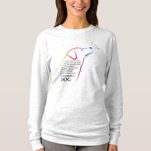 God heeft een hond gemaakt t-shirt (Voorkant)