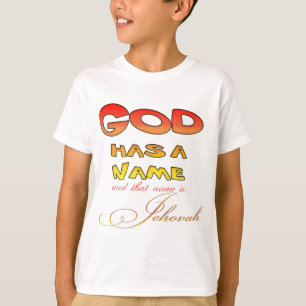 God heeft een naam Jehovah T-shirt