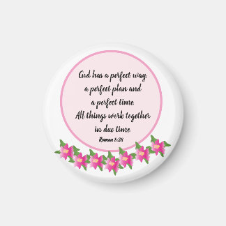 God heeft een perfecte manier Romeinen 8:28 Magnee Magneet