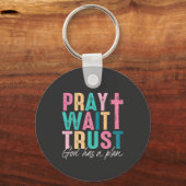 God heeft een plan sleutelhanger (Voorkant)