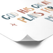 God heeft grote plannen voor mij print (Hoek)