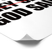 God heeft het laatste woord poster (Hoek)