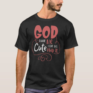 God heeft me gezegd dat ik het religieuze volk nie t-shirt