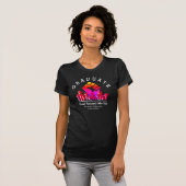 GOD HEEFT ME OPGEVOED Custom Name Afstuderen T-shirt (Voorkant volledig)