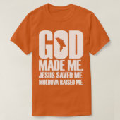 God heeft mij mijn god gered, Moldavië T-shirt (Design voorkant)