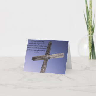 God heeft niet beloofd... kaart