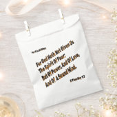 God heeft ons niet de geest van angst gegeven bedankzakje (Geknipt)