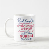 God heeft sterke vrouwen genezen koffiemok (Links)