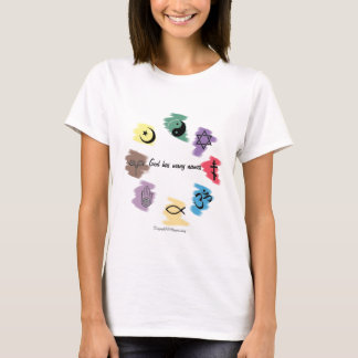 God heeft veel namen t-shirt