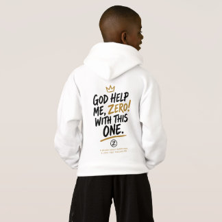 God Help Me, Zero! Jongens Hoodie Trui