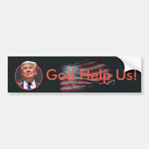 God Help ons, Bumpersticker tegen Trump