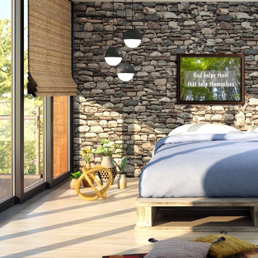 God helpt hen die Inspirerend poster helpen