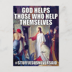 God Helpt (SJNS) Briefkaart