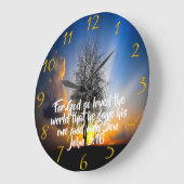 God hield zo van de wereld grote klok (Hoek)