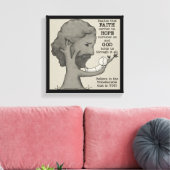 God houdt ons canvas afdruk (Insitu (Woonkamer))