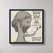 God houdt ons canvas afdruk (Voorkant)