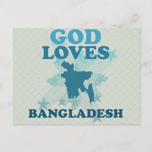 God houdt van Bangladesh Briefkaart